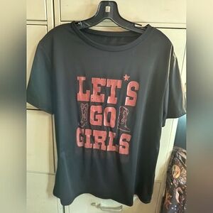 'Let's Go Girls' Print tee